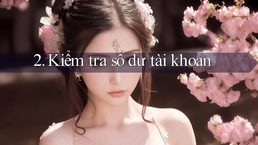2. Kiểm Tra Số Dư Tài Khoản