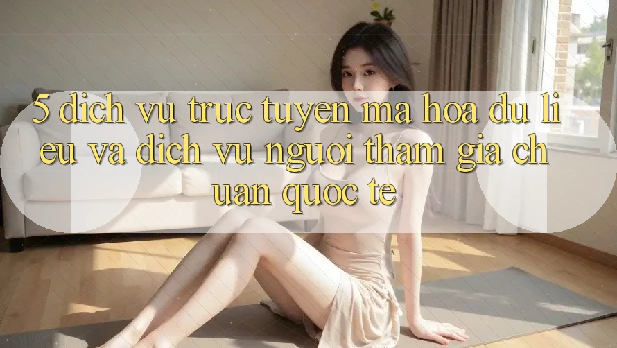 5. Dịch vụ trực tuyến Mã hóa dữ liệu Và Dịch Vụ Người tham gia Chuẩn Quốc Tế