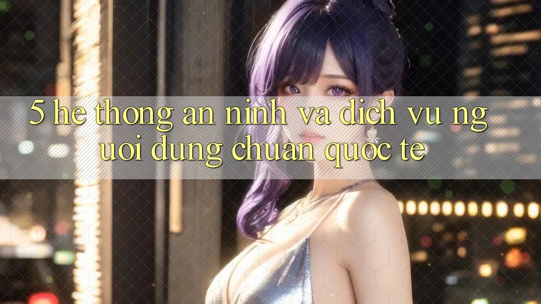5. Hệ Thống An ninh Và Dịch Vụ Người dùng Chuẩn Quốc Tế 5. Hệ Thống An ninh Và Dịch Vụ Người dùng Chuẩn Quốc Tế