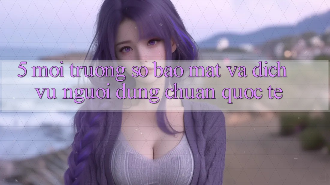 5. Môi trường số Bảo mật Và Dịch Vụ Người dùng Chuẩn Quốc Tế 5. Môi trường số Bảo mật Và Dịch Vụ Người dùng Chuẩn Quốc Tế