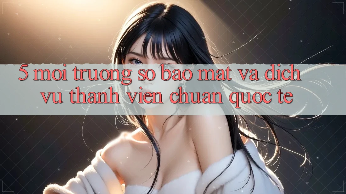 5. Môi trường số Bảo Mật Và Dịch Vụ Thành viên Chuẩn Quốc Tế 5. Môi trường số Bảo Mật Và Dịch Vụ Thành viên Chuẩn Quốc Tế