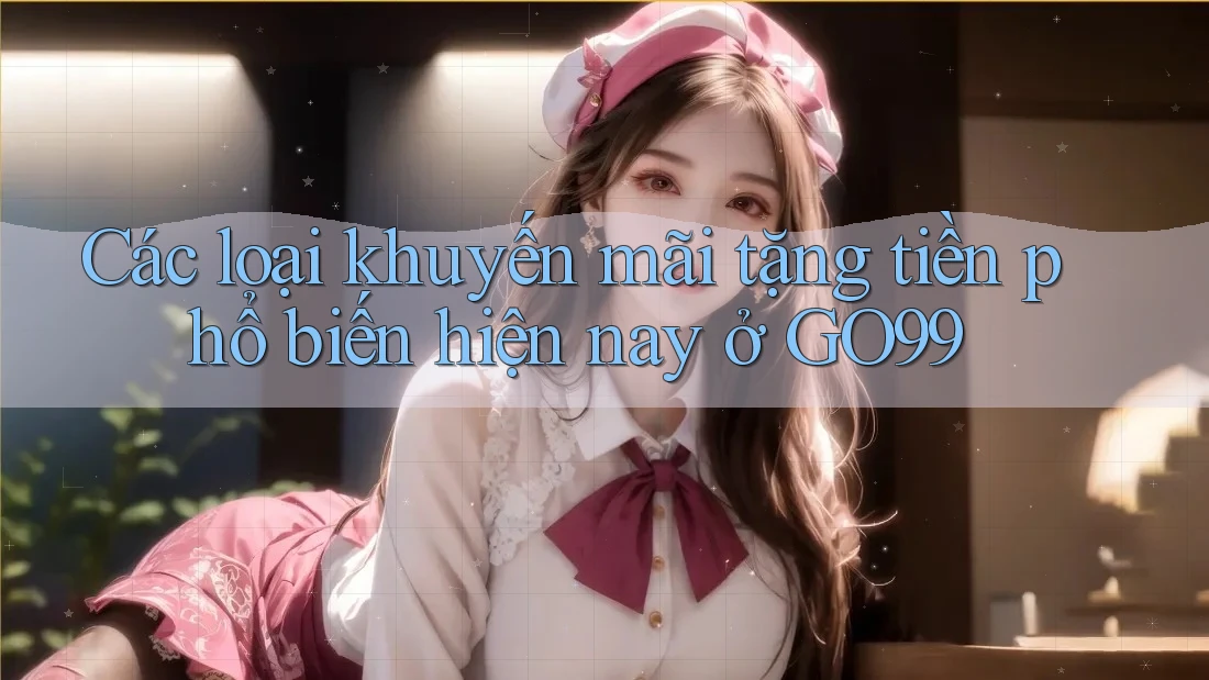 Các loại khuyến mãi tặng tiền phổ biến hiện nay ở GO99 Các loại khuyến mãi tặng tiền phổ biến hiện nay ở GO99