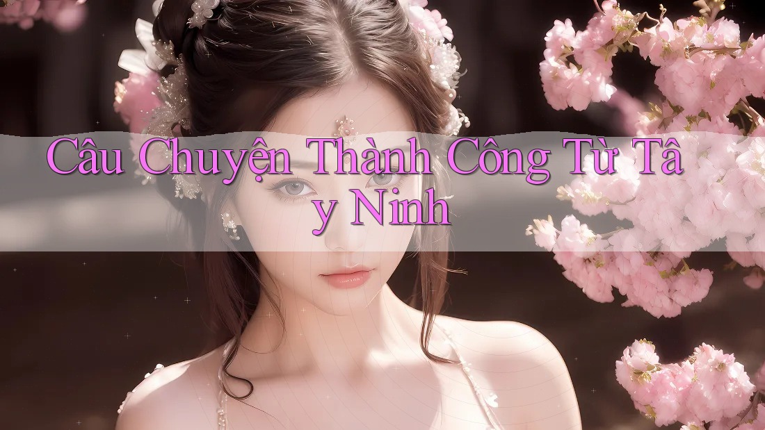Câu Chuyện Thành Công Từ Tây Ninh Câu Chuyện Thành Công Từ Tây Ninh