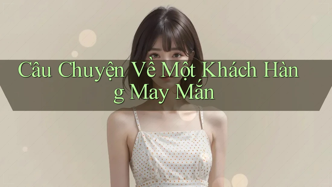 Câu Chuyện Về Một Khách Hàng May Mắn Câu Chuyện Về Một Khách Hàng May Mắn