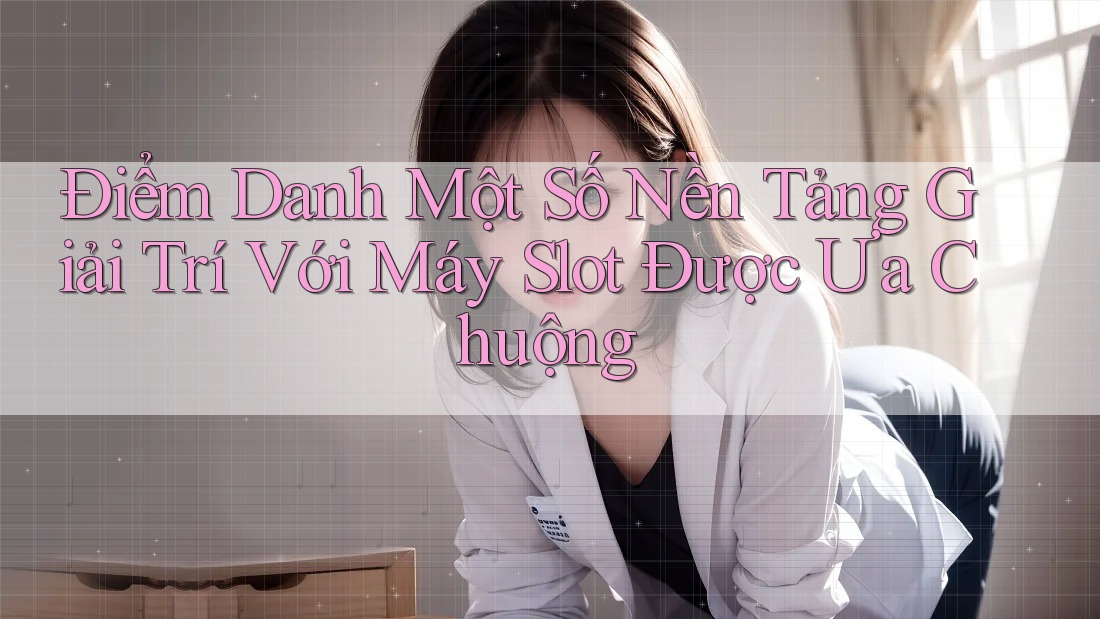 Điểm Danh Một Số Nền Tảng Giải Trí Với Máy Slot Được Ưa Chuộng