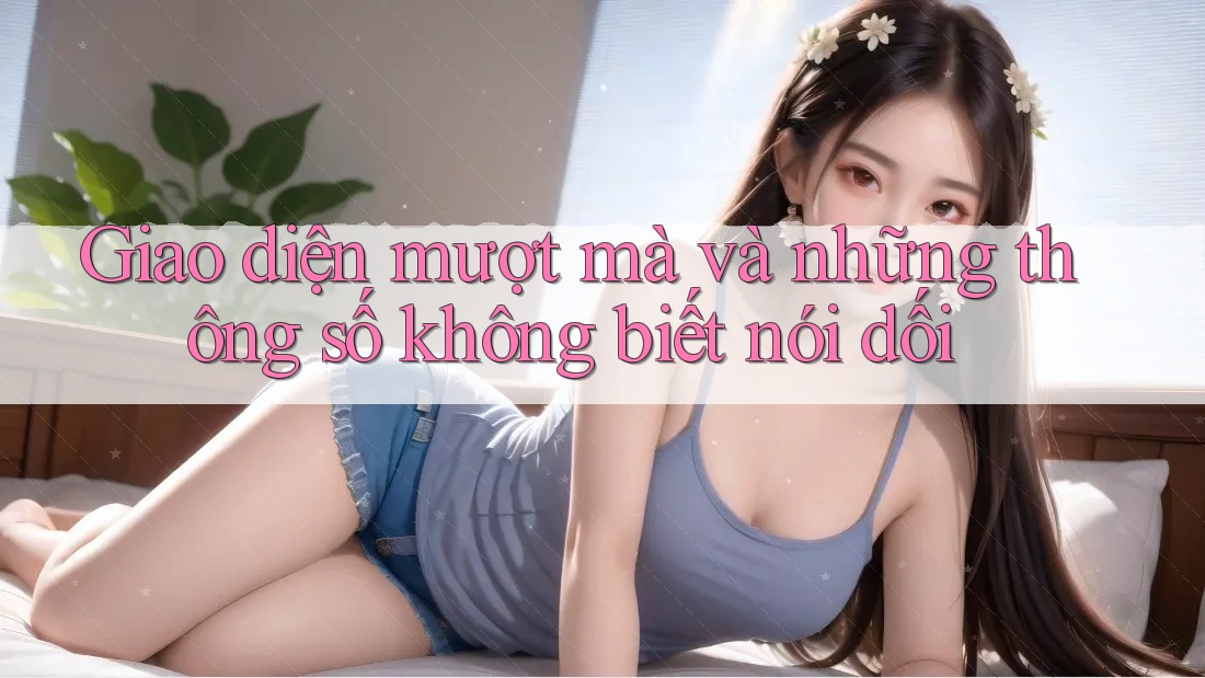 Giao diện mượt mà và những thông số không biết nói dối