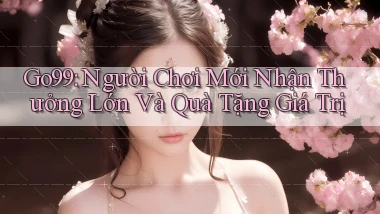 go99  người chơi mới nhận thưởng lớn và quà tặng giá trị