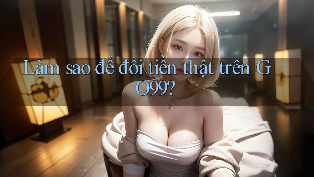 Làm sao để đổi tiền thật trên GO99?