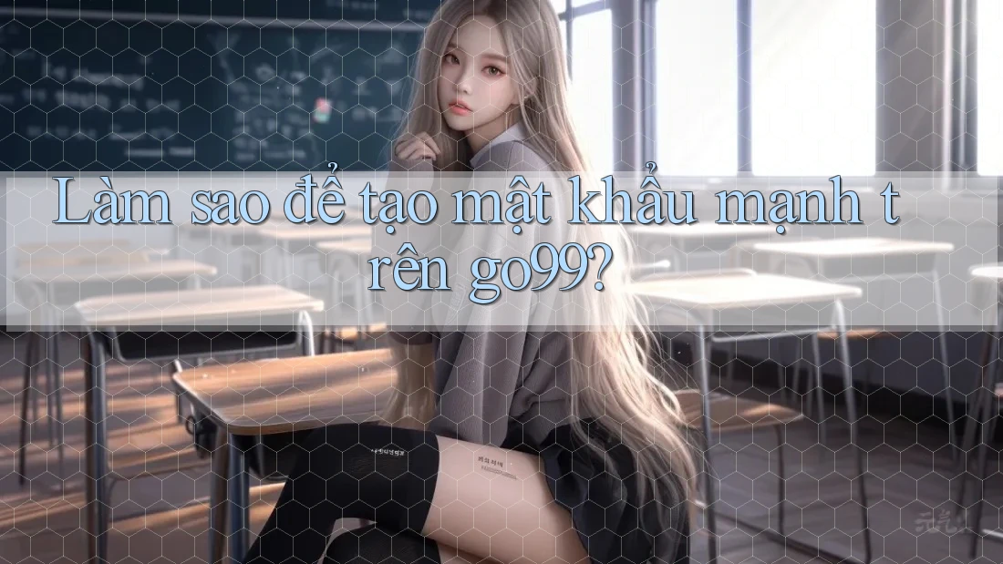 Làm sao để tạo mật khẩu mạnh trên go99? Làm sao để tạo mật khẩu mạnh trên go99?