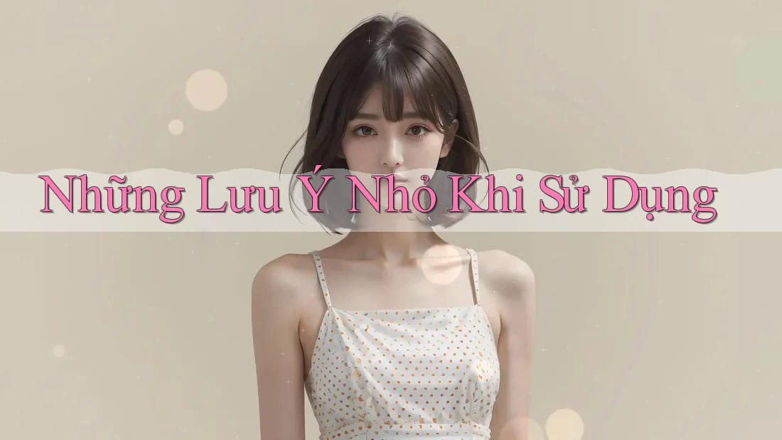 Những Lưu ý Nhỏ Khi Sử Dụng Những Lưu ý Nhỏ Khi Sử Dụng