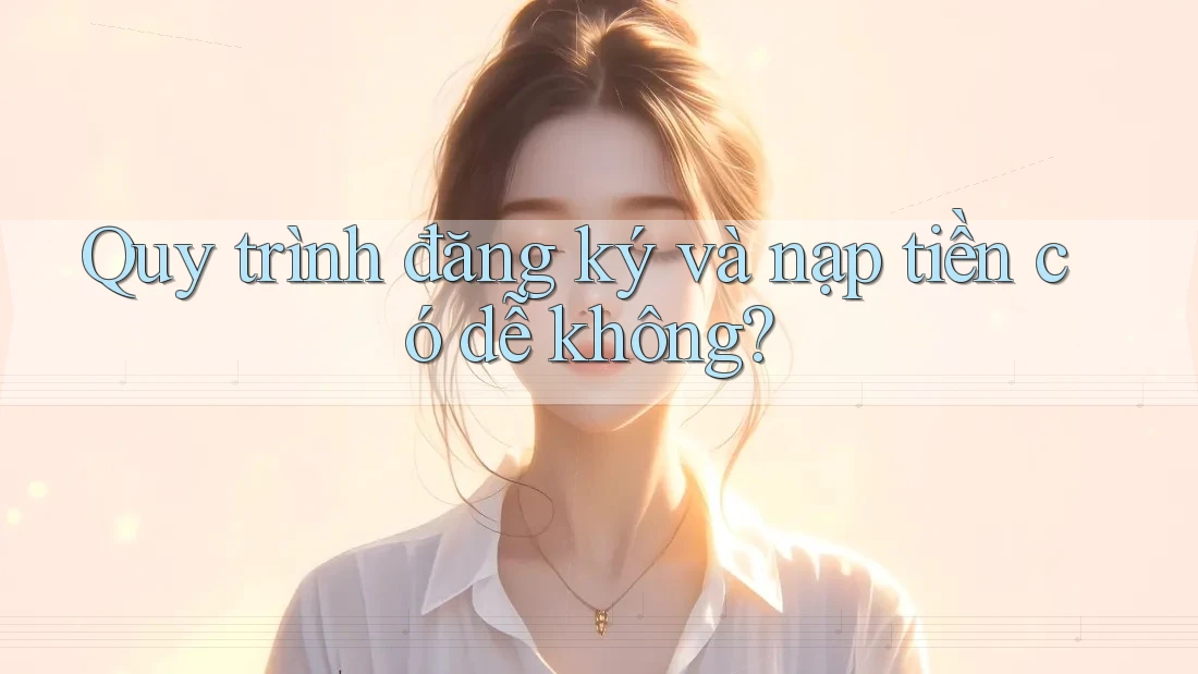 Quy trình đăng ký và nạp tiền có dễ không? Quy trình đăng ký và nạp tiền có dễ không?