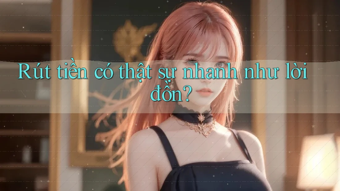 Rút tiền có thật sự nhanh như lời đồn?
