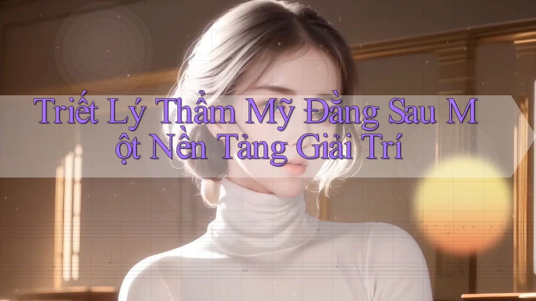 Triết Lý Thẩm Mỹ Đằng Sau Một Nền Tảng Giải Trí Triết Lý Thẩm Mỹ Đằng Sau Một Nền Tảng Giải Trí